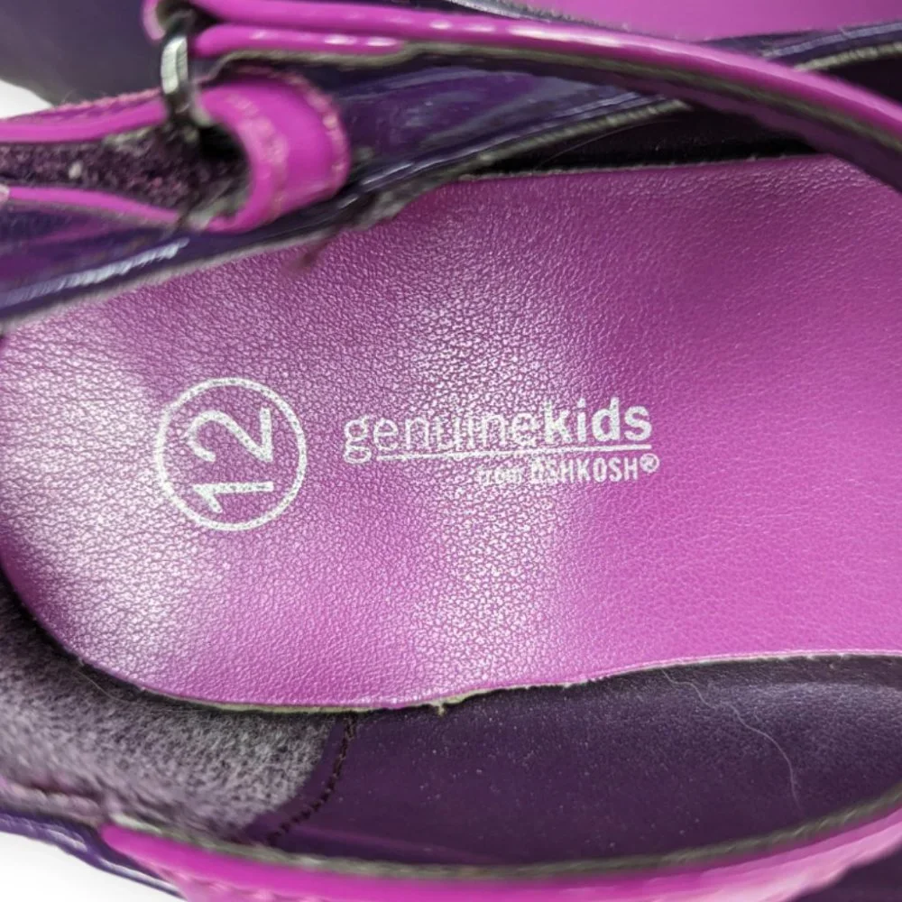 OshKosh B'Gosh Genuine Kids Purple Flats Size 12